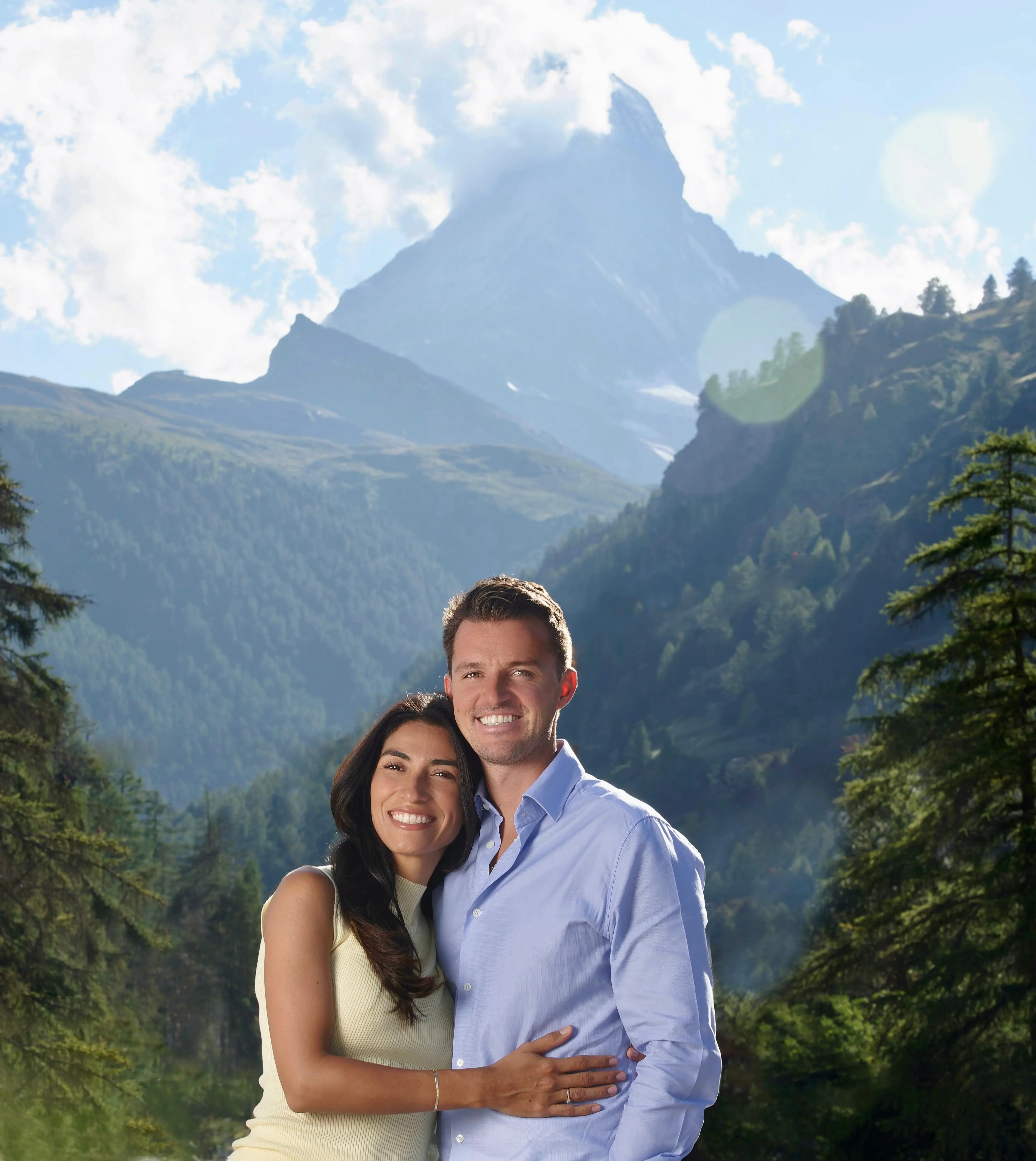 Kristof and Eunice in Zermatt