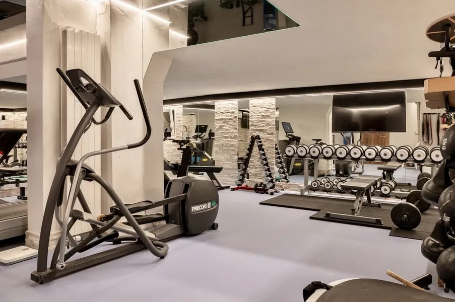 Fitness center at Hotel Albana Real