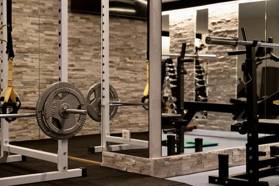 Fitness center at Hotel Albana Real